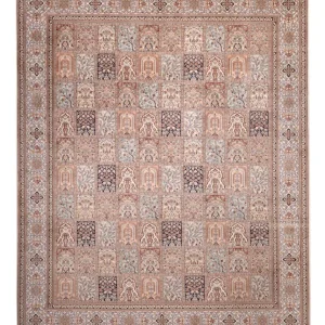 Silketeppe - Kashmir silke - 304 x 246 cm - sand