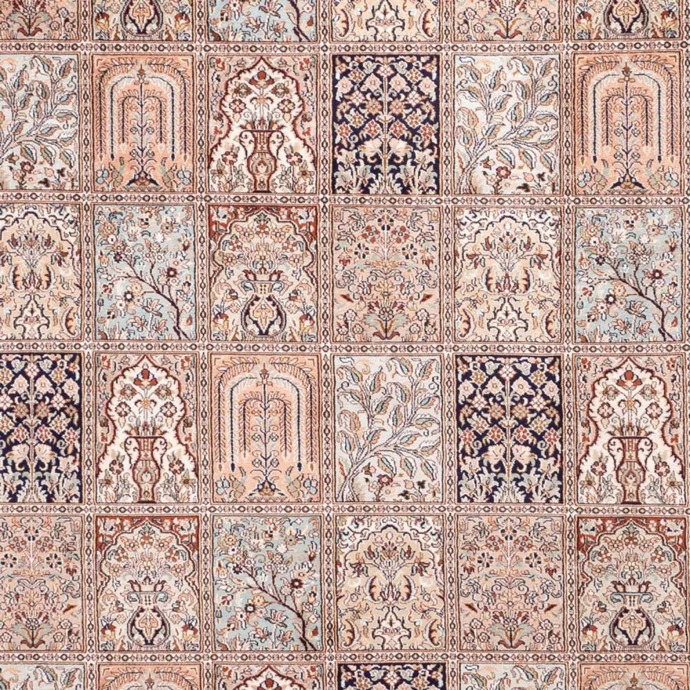 Silketeppe - Kashmir silke - 304 x 246 cm - sand