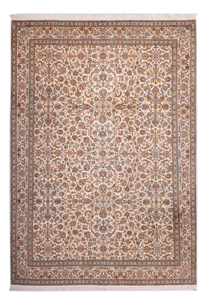 Silketeppe - Kashmir silke - 305 x 213 cm - sand