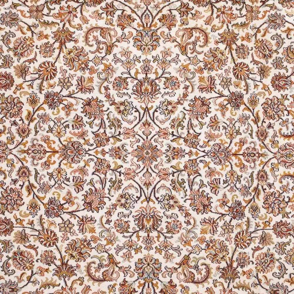 Silketeppe - Kashmir silke - 305 x 213 cm - sand