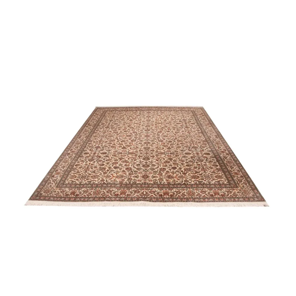 Silketeppe - Kashmir silke - 305 x 213 cm - sand