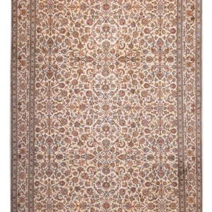 Silketeppe - Kashmir silke - 305 x 213 cm - sand