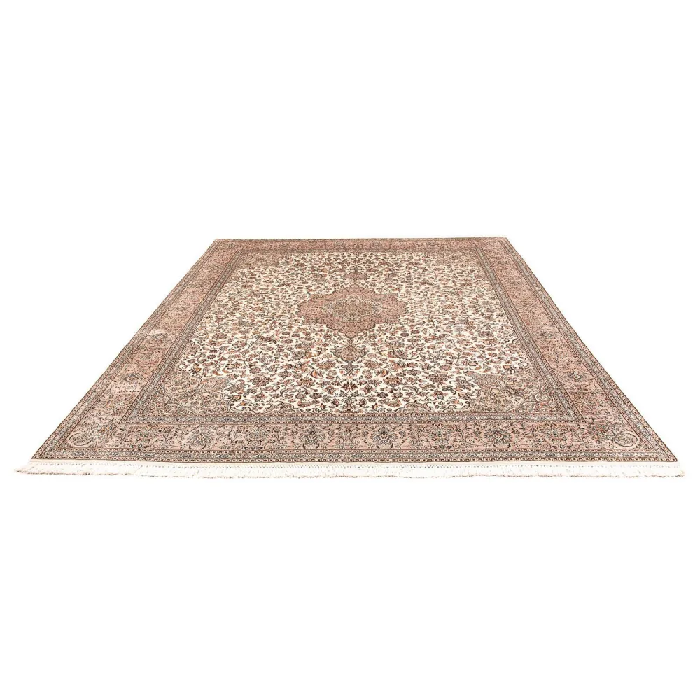 Silketeppe - Kashmir silke - 307 x 243 cm - beige