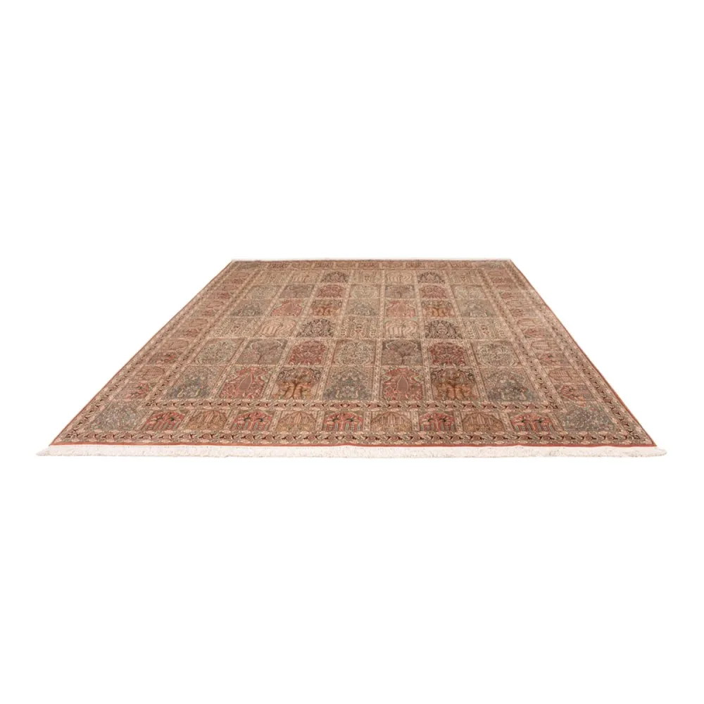 Silketeppe - Kashmir silke - 307 x 250 cm - flerfarget