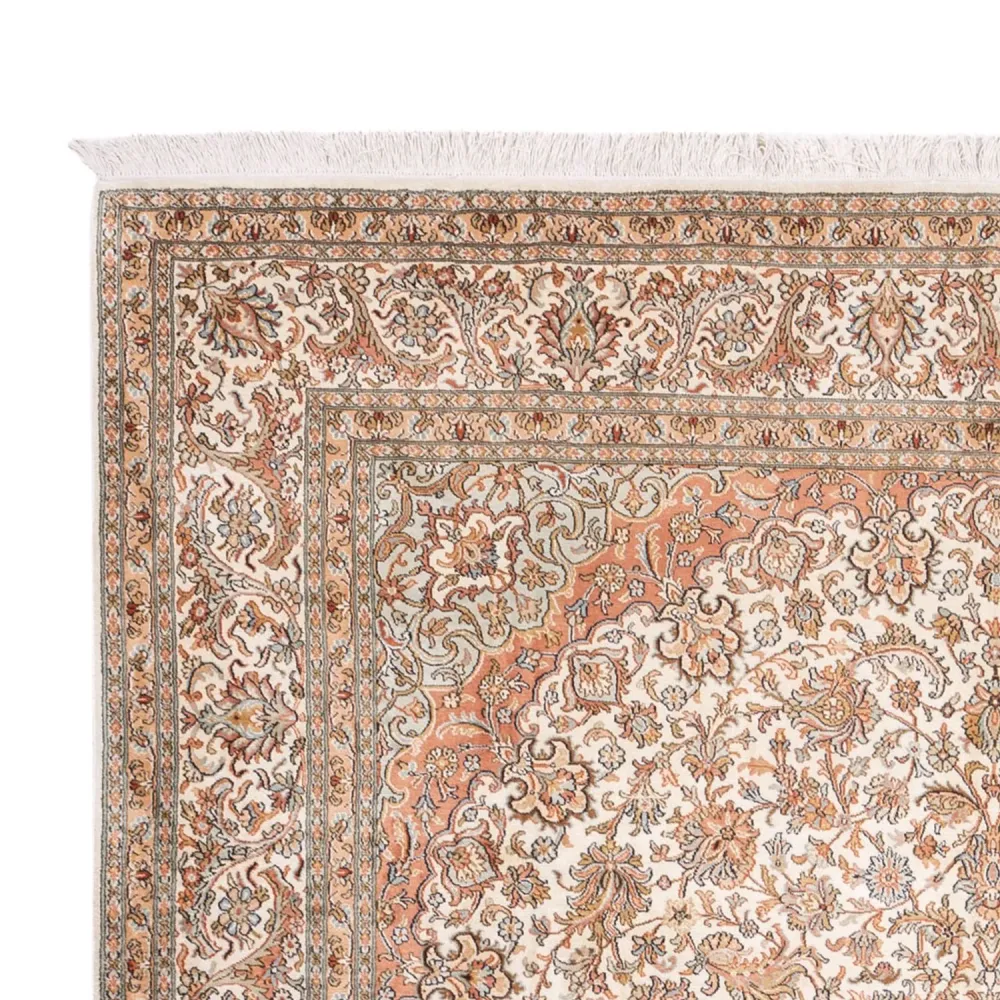 Silketeppe - Kashmir silke - 314 x 219 cm - beige
