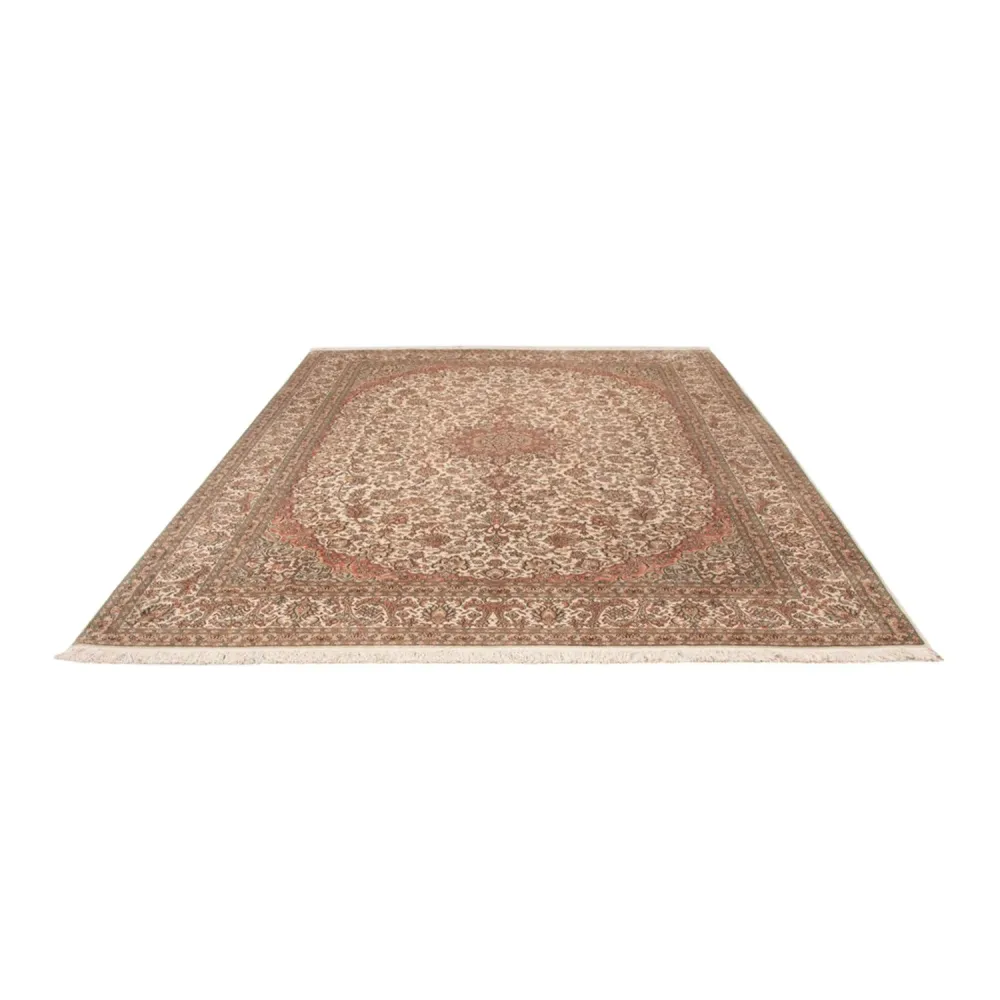 Silketeppe - Kashmir silke - 314 x 219 cm - beige