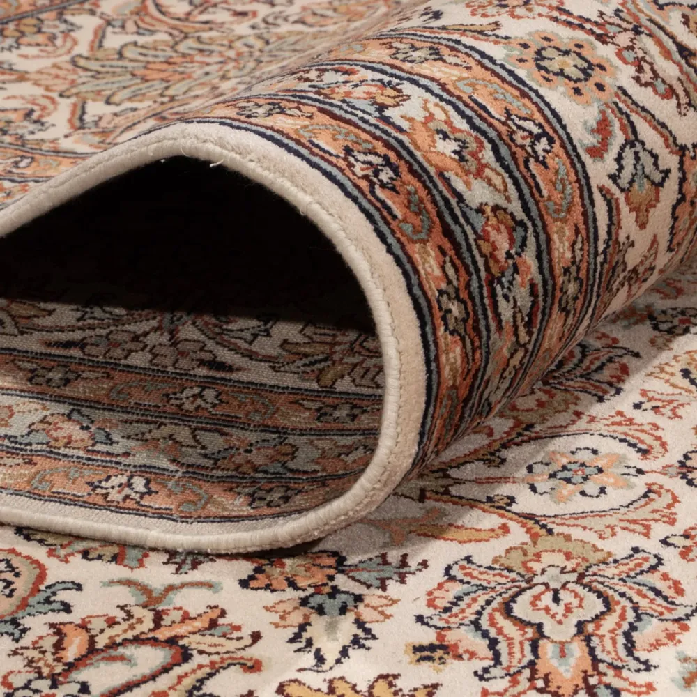Silketeppe - Kashmir silke - 349 x 247 cm - beige