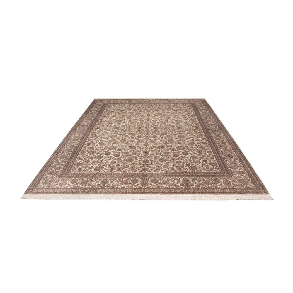 Silketeppe - Kashmir silke - 349 x 247 cm - beige