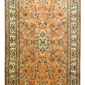 Silketeppe - Kashmir silke - 95 x 61 cm - rust