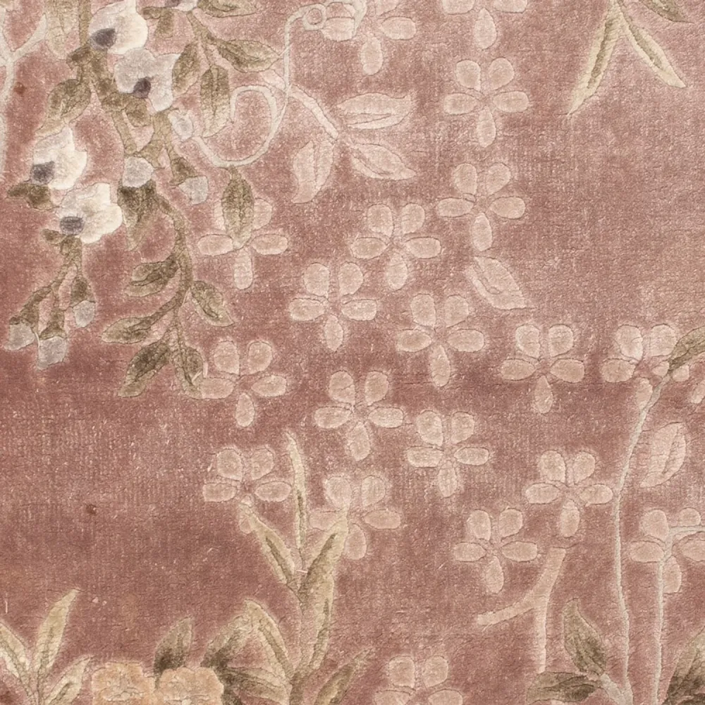 Silketeppe - Kina silke - 123 x 62 cm - beige