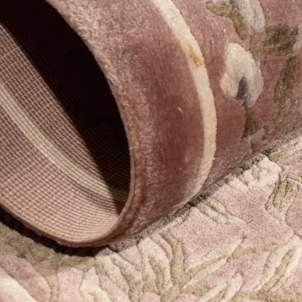 Silketeppe - Kina silke - 123 x 62 cm - beige