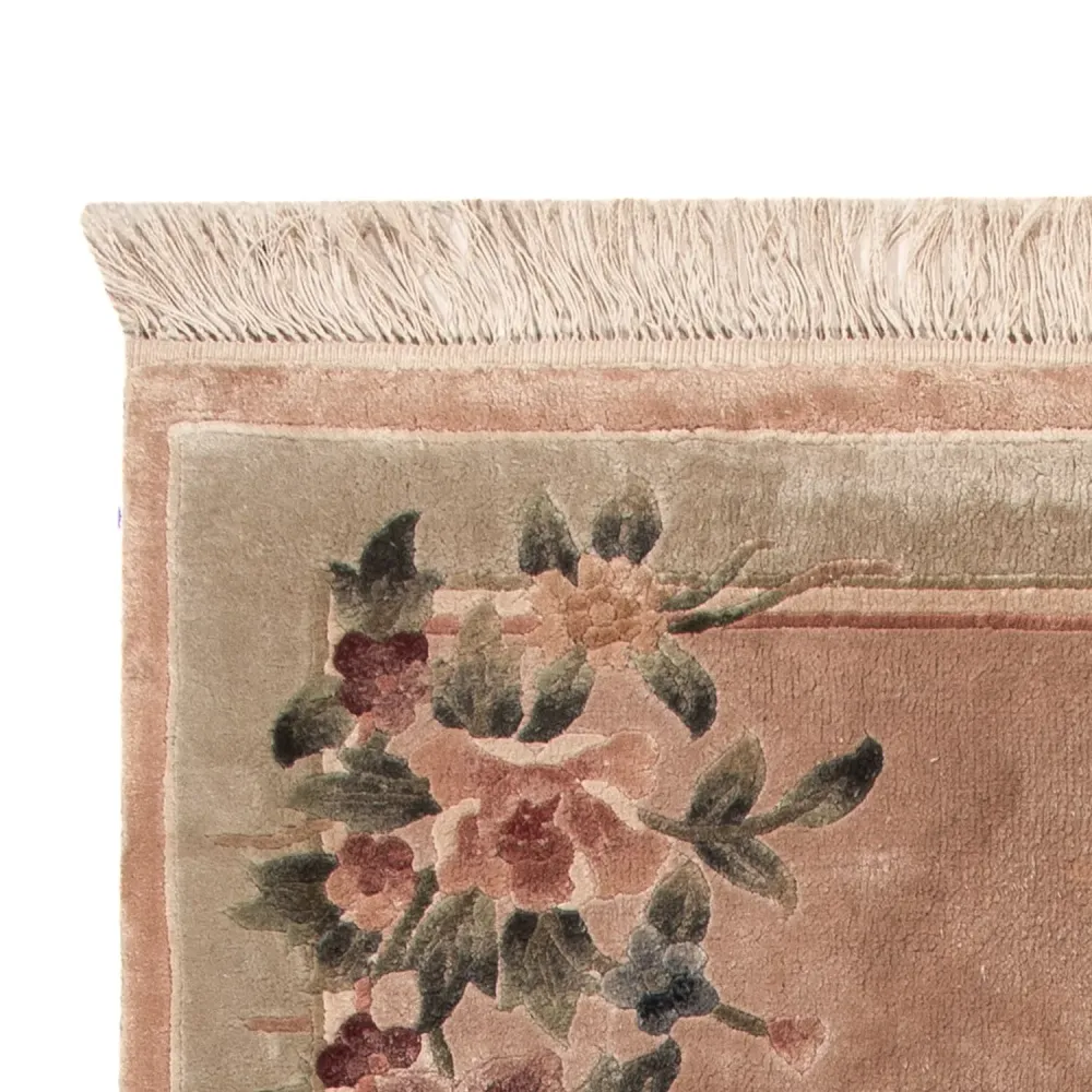 Silketeppe - Kina silke - 135 x 70 cm - beige