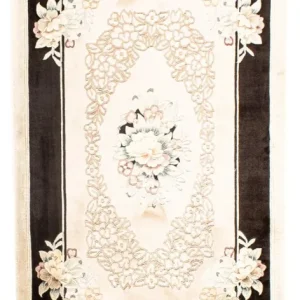 Silketeppe - Kina silke - 138 x 69 cm - beige