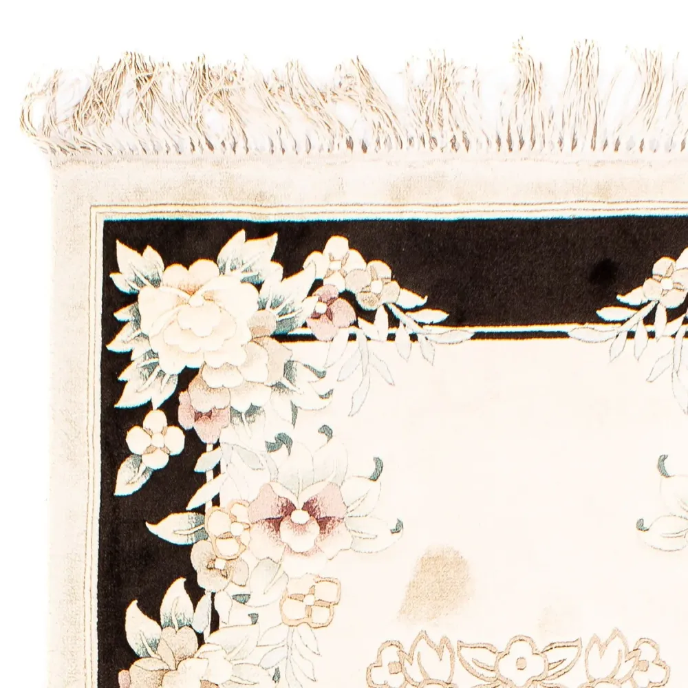 Silketeppe - Kina silke - 138 x 69 cm - beige
