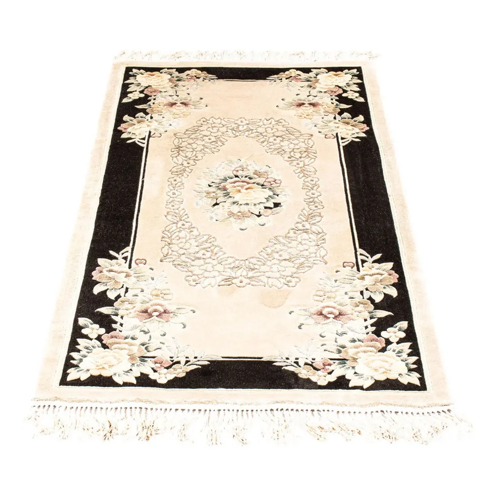 Silketeppe - Kina silke - 138 x 69 cm - beige
