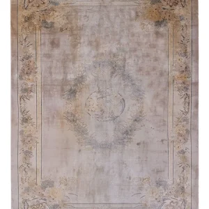 Silketeppe - Kina silke - 305 x 190 cm - karamell