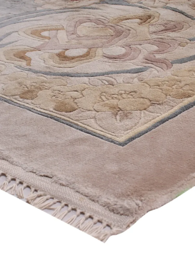 Silketeppe - Kina silke - 305 x 190 cm - karamell