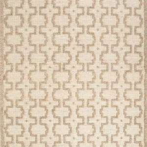 Sisalteppe - 285 x 195 cm - lys beige