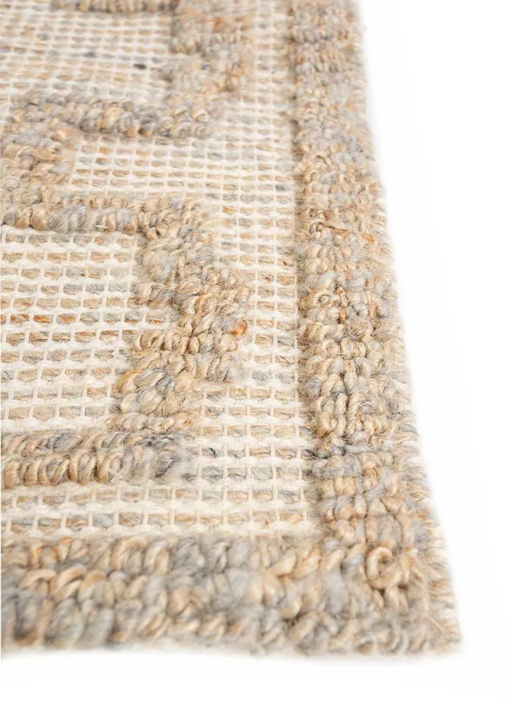 Sisalteppe - 285 x 195 cm - lys beige