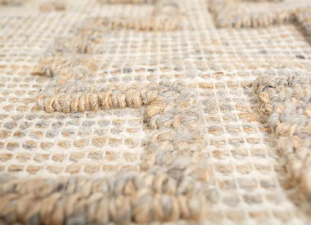 Sisalteppe - 285 x 195 cm - lys beige