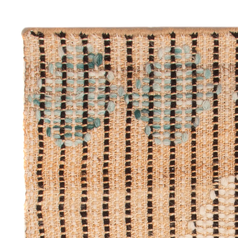 Sisalteppe - 90 x 60 cm - mørk beige