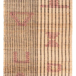 Sisalteppe - 90 x 60 cm - mørk beige