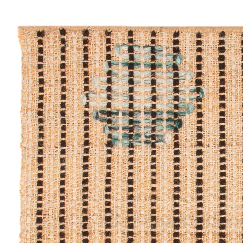 Sisalteppe - 90 x 60 cm - mørk beige