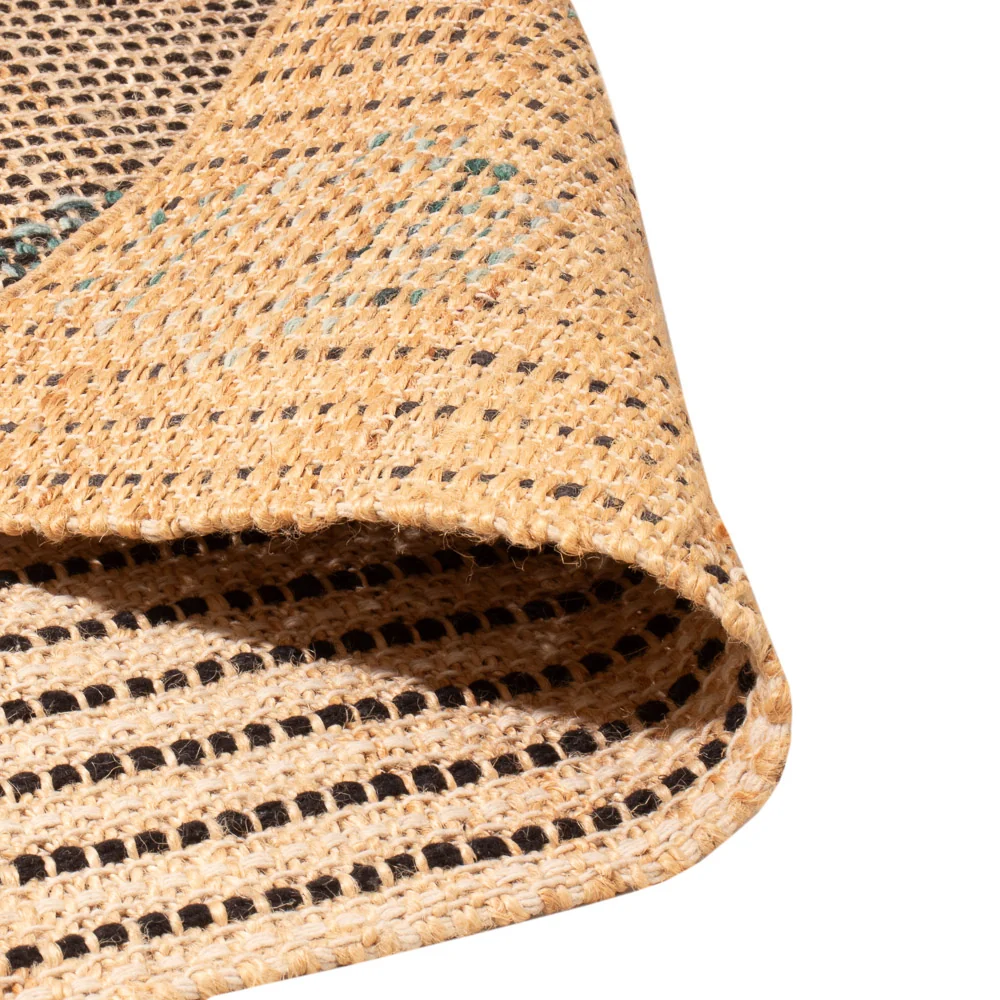 Sisalteppe - 90 x 60 cm - mørk beige
