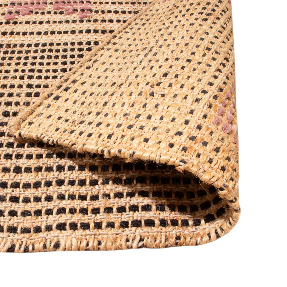 Sisalteppe - 90 x 60 cm - mørk beige