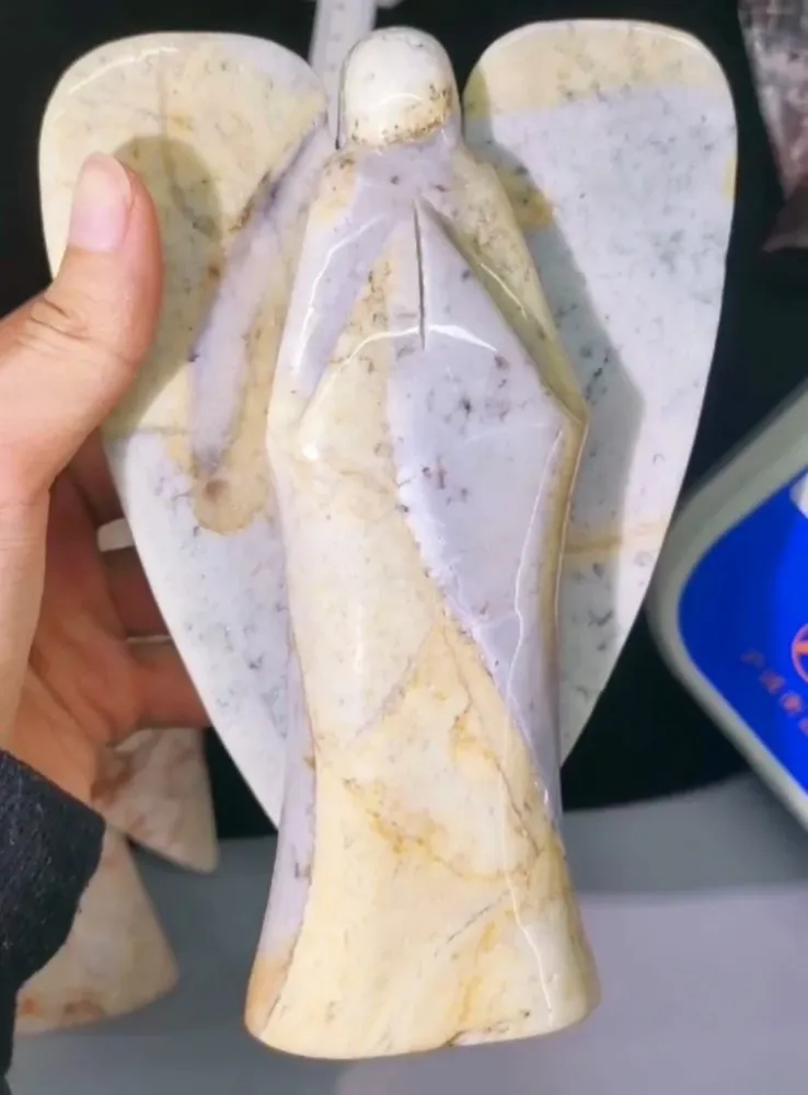 Sjelden og vakker Ocean Jasper Engel ca. 15 - 16cm
