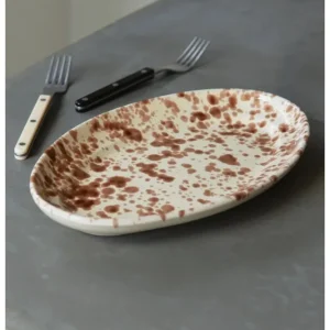 Splatter ovalt fat