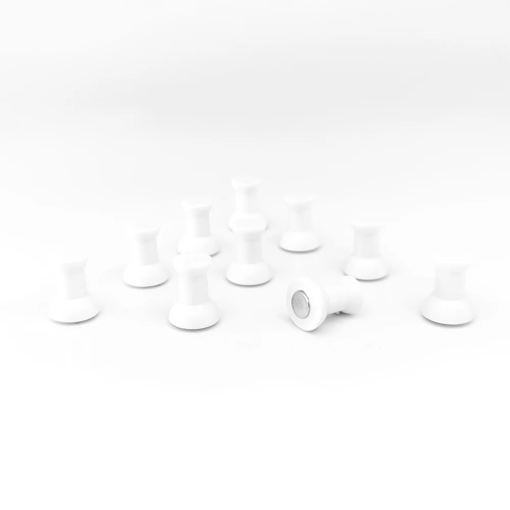 STIFT magneter, hvit 10-pakk - kjøleskapsmagneter