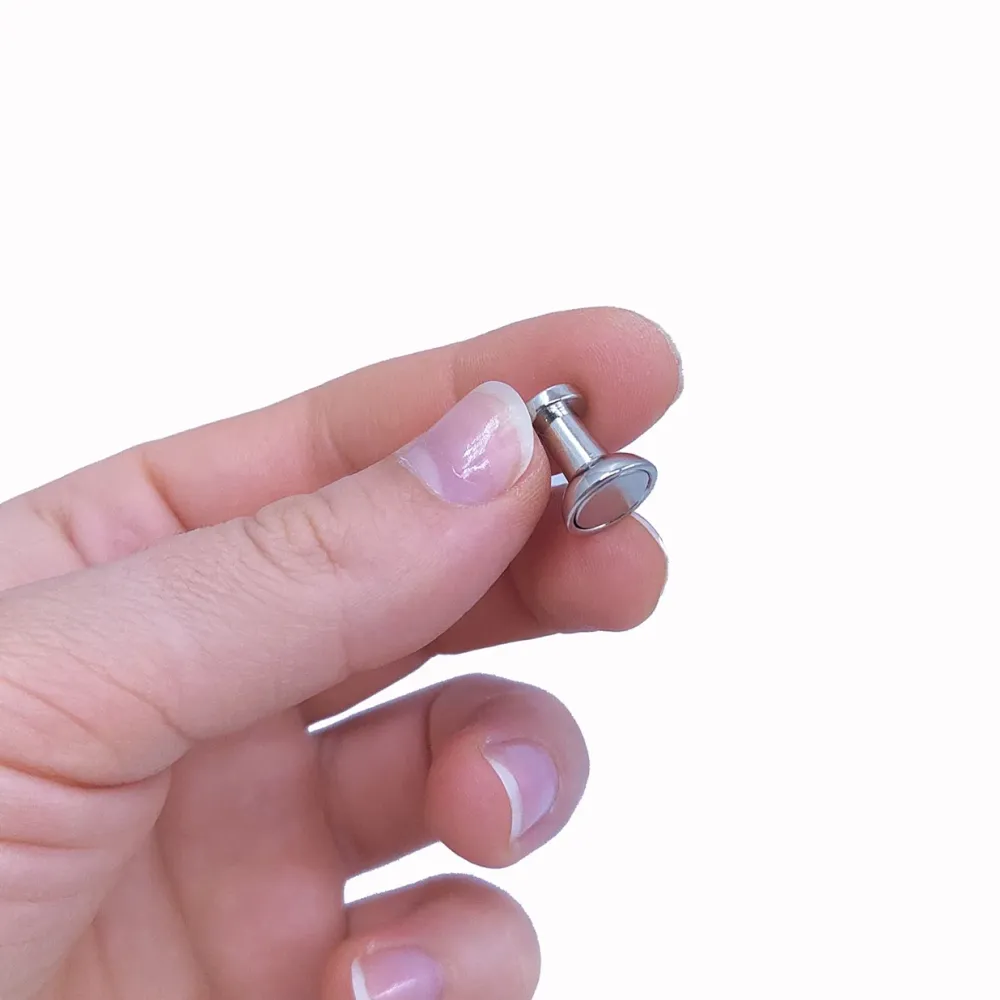 STIFT magneter, metall 10-pakk - kjøleskapsmagneter