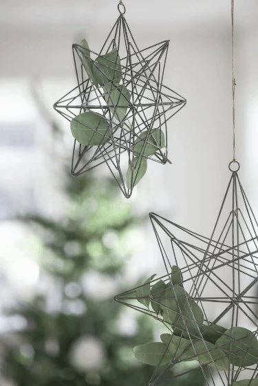 Stjerne t/oppheng wire tredimensjonal - Liten