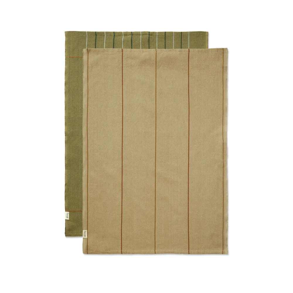 2 stk | Kjøkkenhåndkle Ito Seaweed/Flax