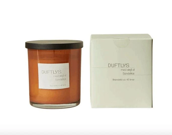 Stort Duftlys - Sandalwood