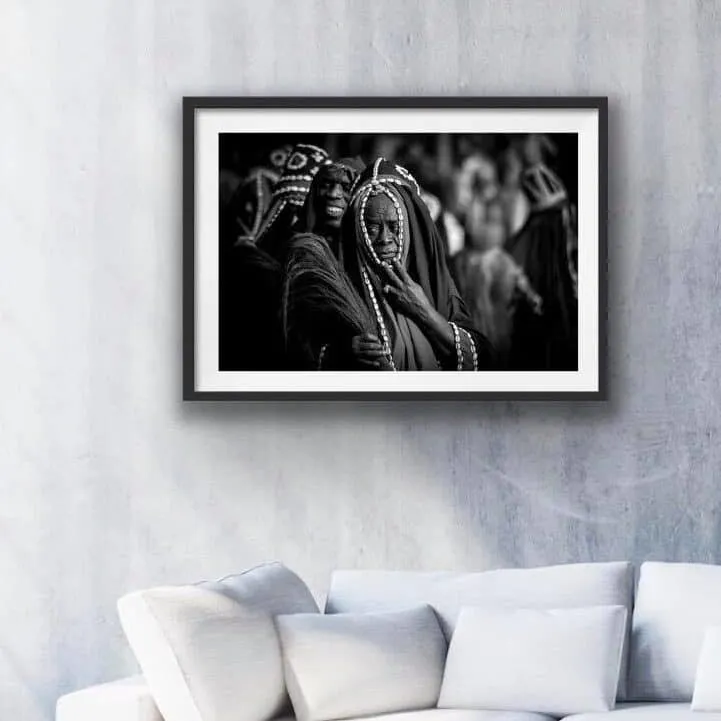 Svart-hvitt plakat - 50x70 cm