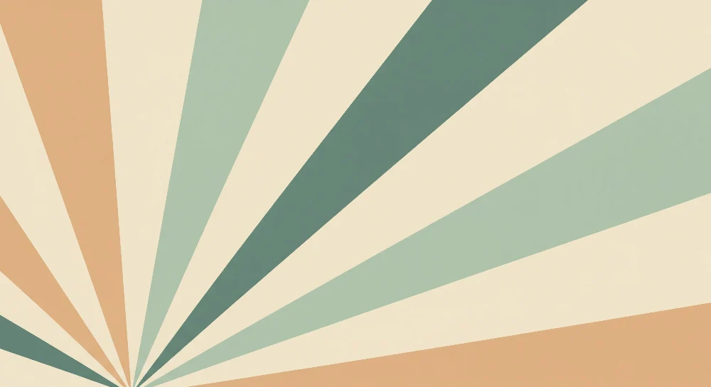 Tapet barnerom | Geometriske striper i myke toner