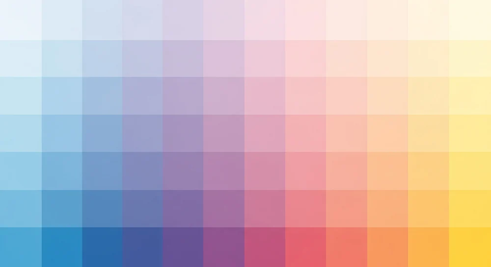 Tapet barnerom | Myk gradient av beroligende pastellfarger