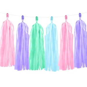 Tassel Girlander Pastell 1,5 m