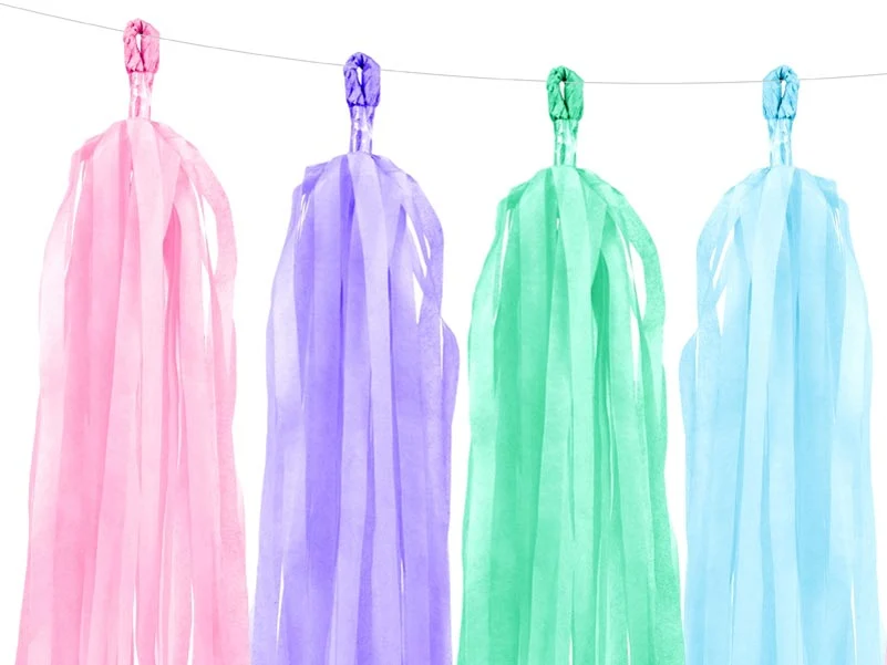 Tassel Girlander Pastell 1,5 m