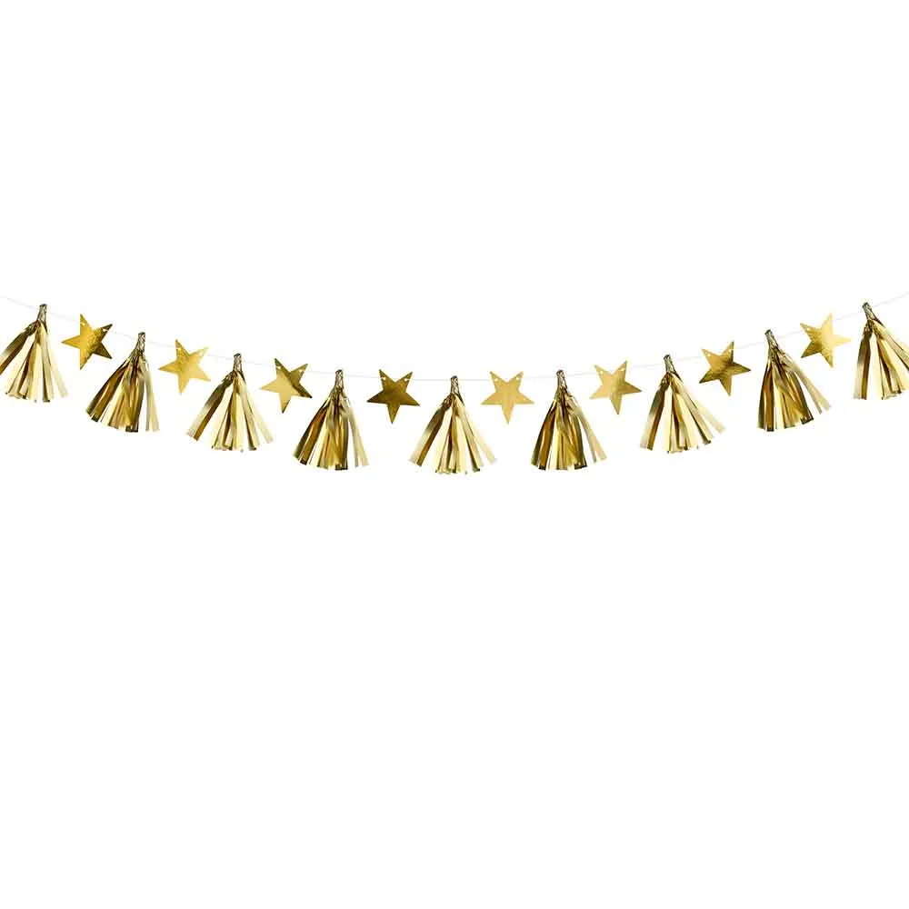 Tassel Girlander Stjerner, 1.3m