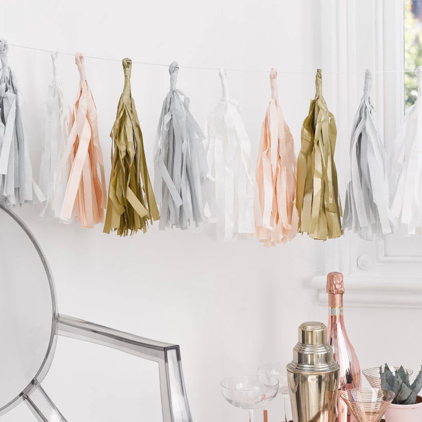 Tassels Pastell 3 meter
