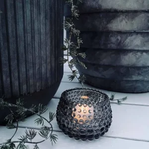 Telysestake - Dot - Røykfarget