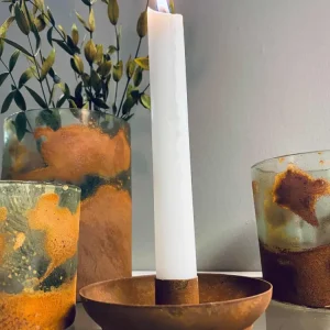Telysholder – Liten - Rusty