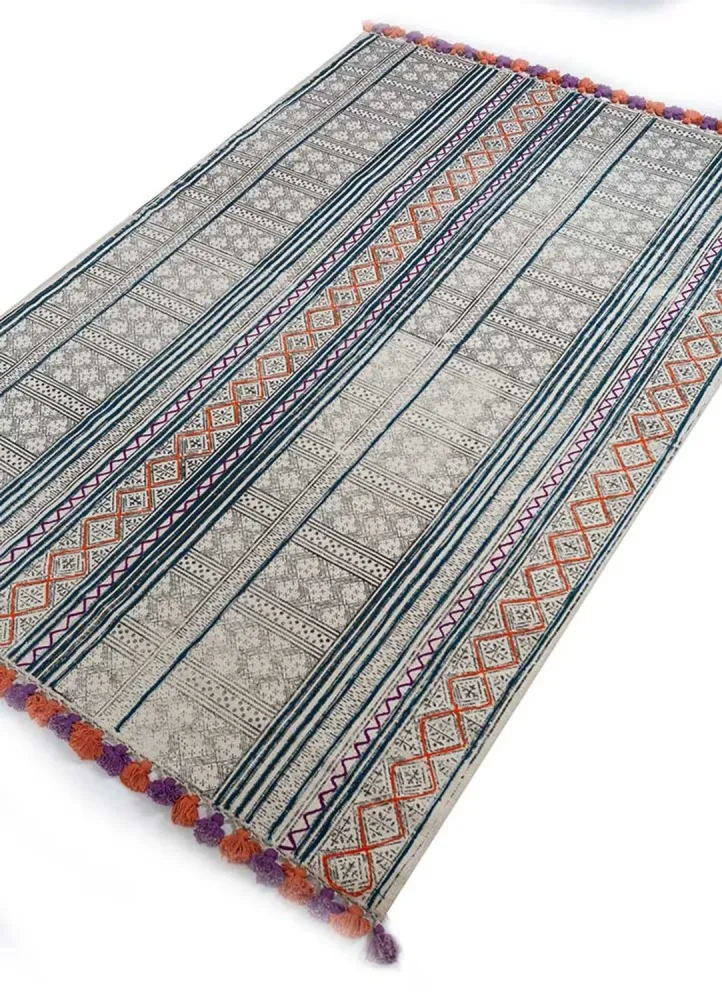 Teppe - 180 x 120 cm - flerfarget
