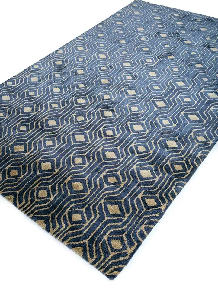 Teppe - 240 x 150 cm - mørkeblå