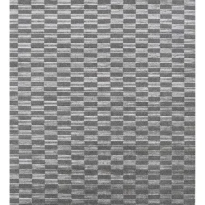Teppe - 300 x 240 cm - svart og hvitt