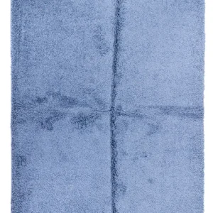 Teppe med høy luv - 230 x 160 cm - blå