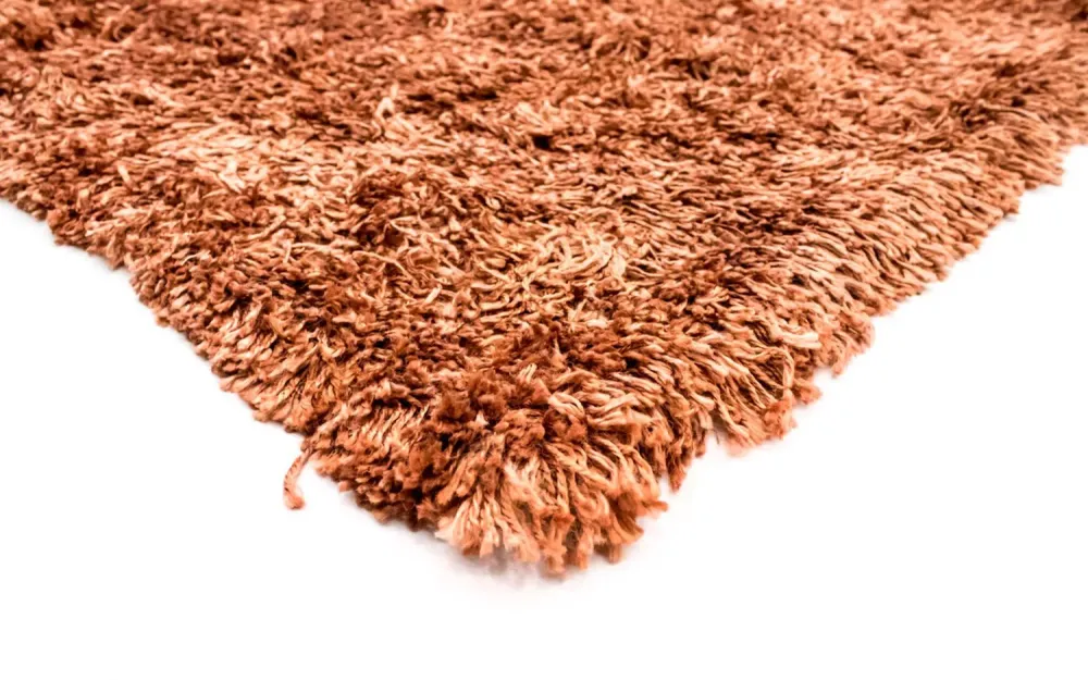 Teppe med høy luv - 332 x 178 cm - oransje